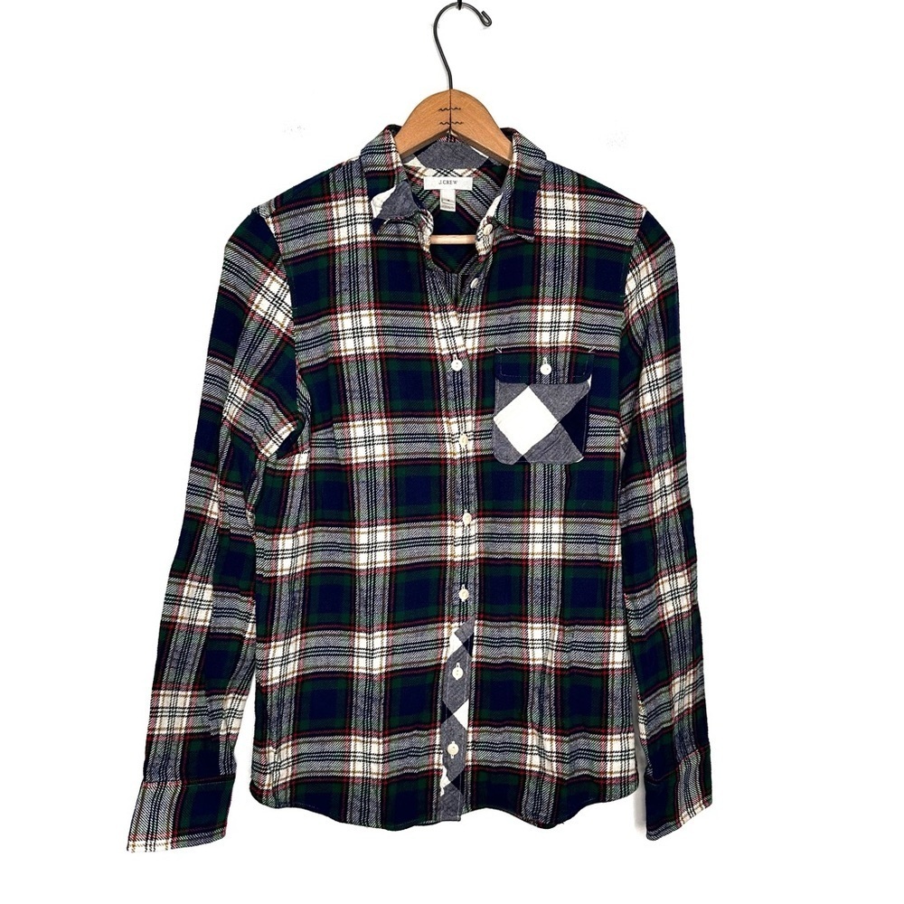 J. Crew | Plaid Button Flannel Size 4